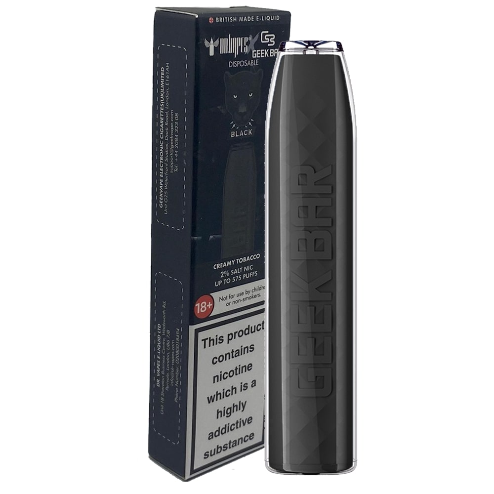 Dr Vapes Geek Bar Disposable Vape-Black