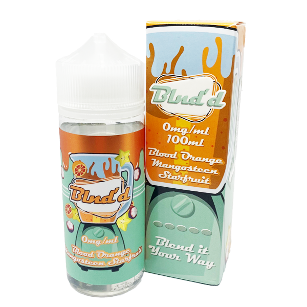 Blnd'd Blood Orange Mangosteen Starfruit 0mg 100ml Short Fill E-Liquid