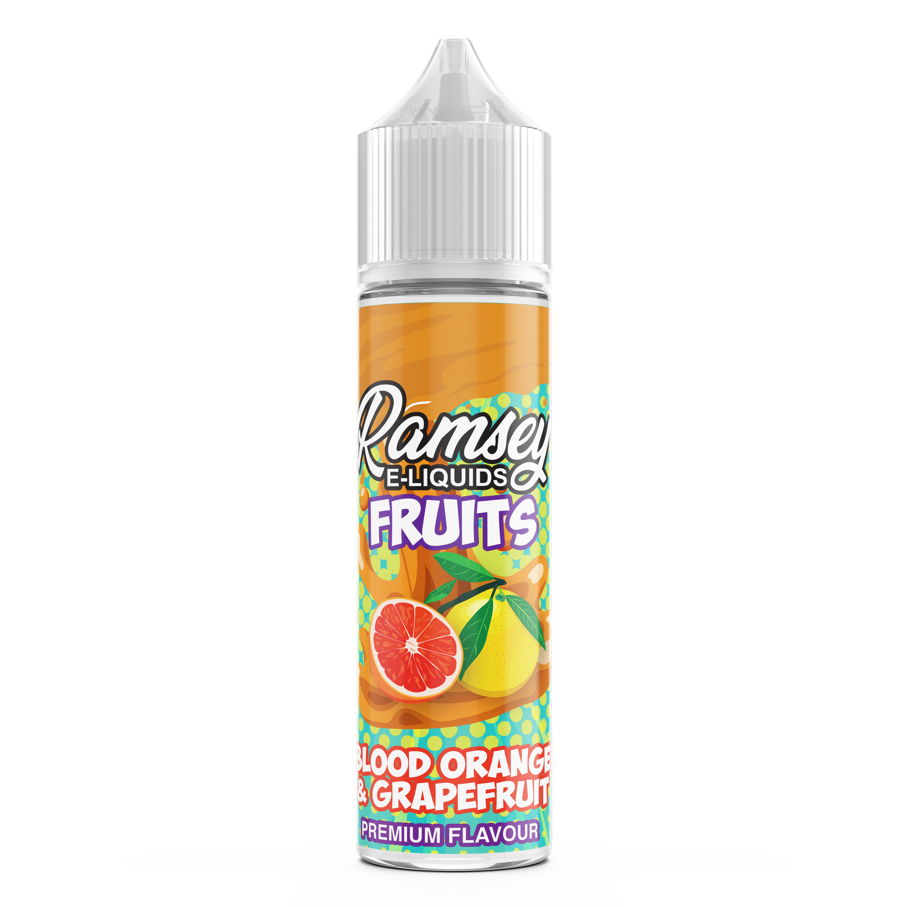 Ramsey E-Liquids Fruits: Blood Orange Grapefruit 0mg 50ml Shortfill E-Liquid