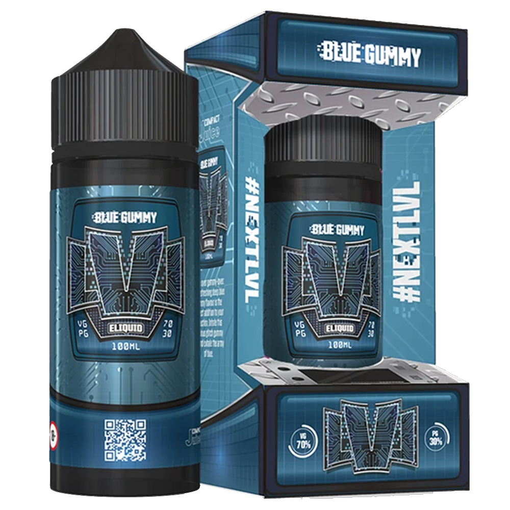 LVL Blue Gummy E-Liquid 100ml Shortfill