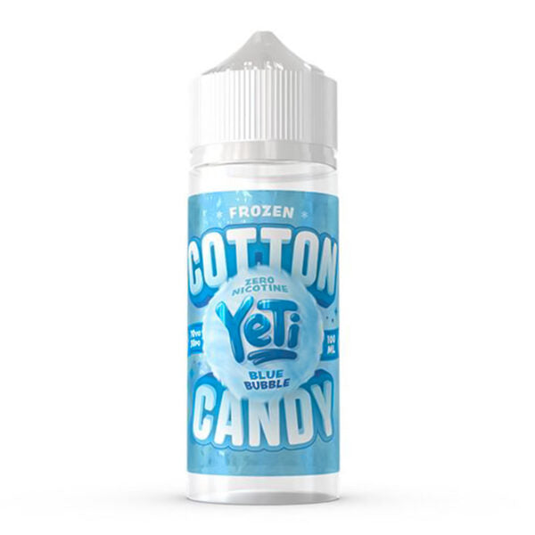 Yeti Cotton Candy: Blue Bubble 0mg 100ml Shortfill E-Liquid