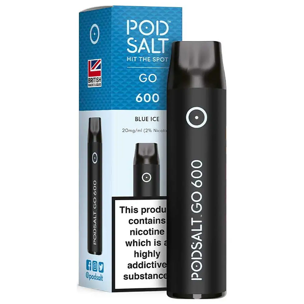 Pod Salt Go 600 Disposable Vape Device-Blue Ice