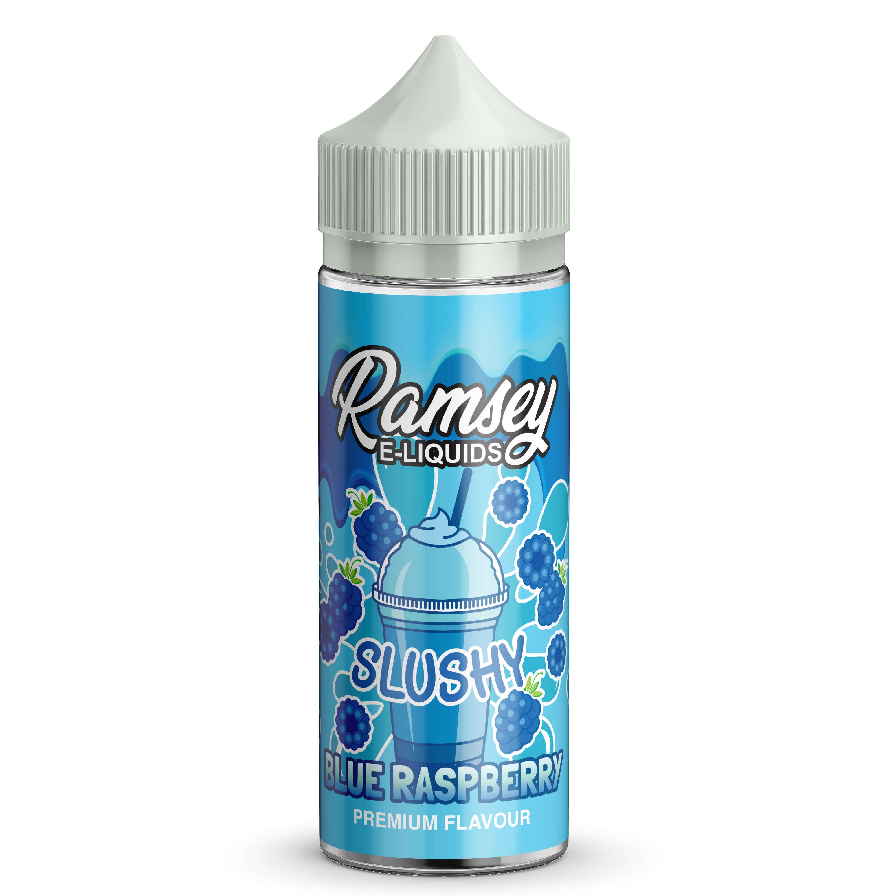 Ramsey E-Liquids Slushy Blue Raspberry 0mg 100ml Shortfill E-Liquid