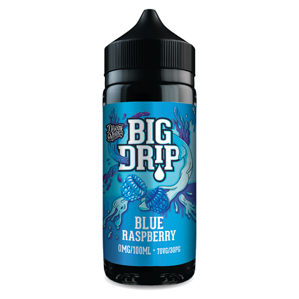 Doozy Vape Big Drip Blue Raspberry E-liquid 100ml Shortfill