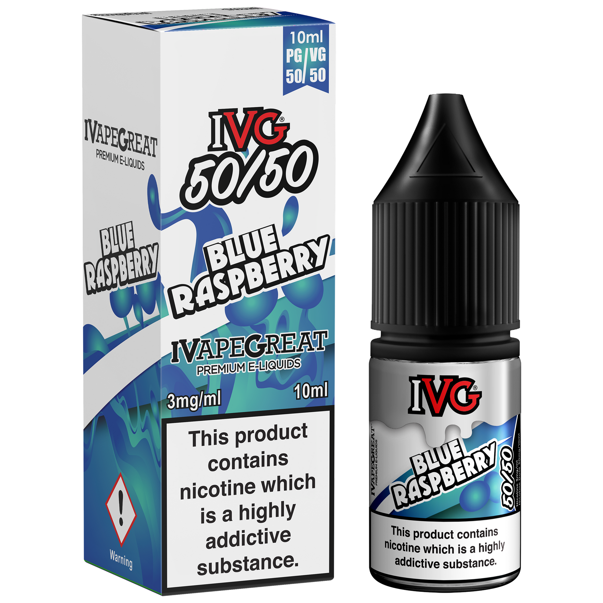 IVG Salt: Blue Raspberry E-liquid 10ml-20mg