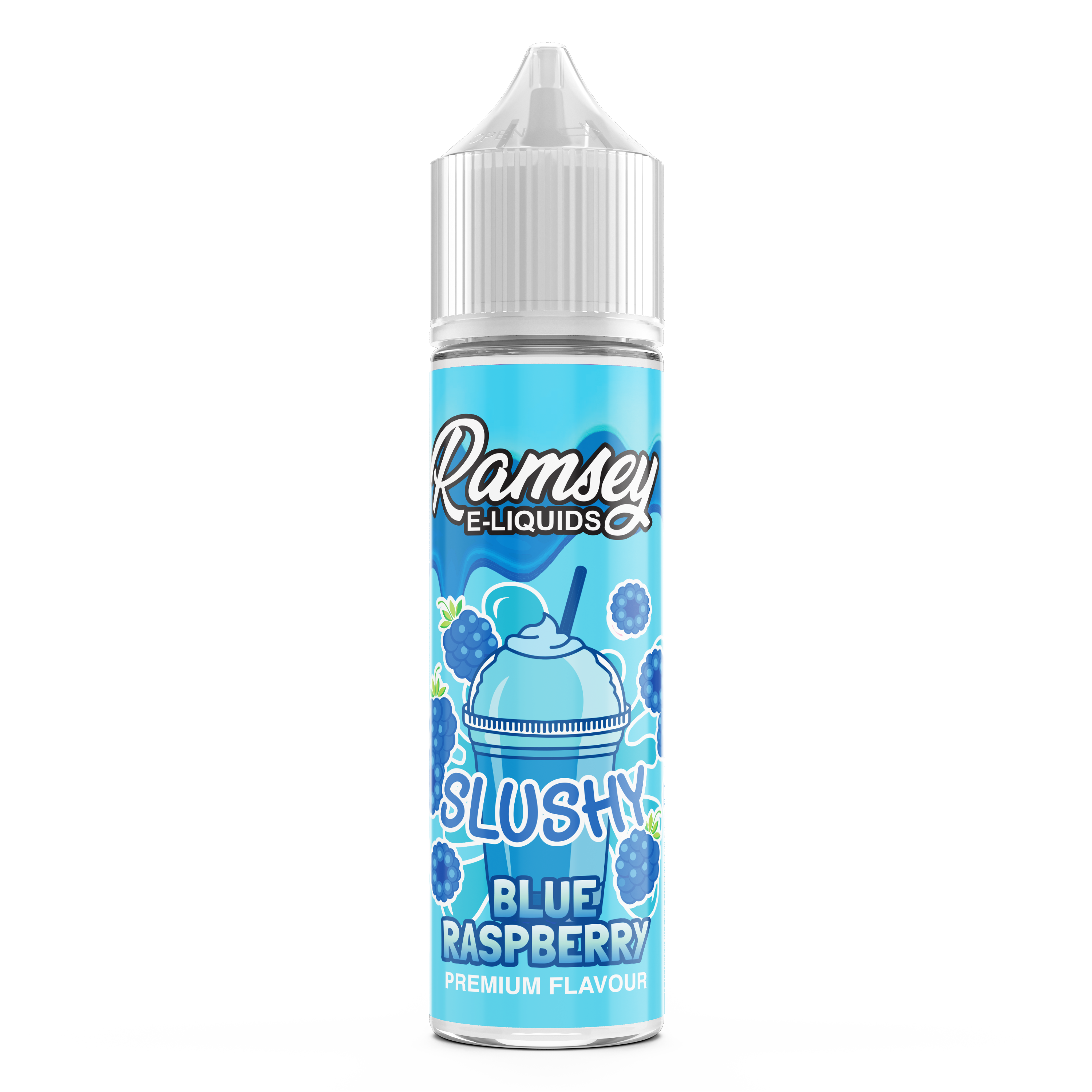 Ramsey E-Liquids Slushy Blue Raspberry 0mg 50ml Shortfill E-Liquid