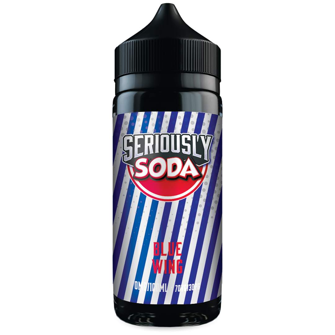 Seriously Soda Blue Wing 0mg 100ml Shortfill E-Liquid