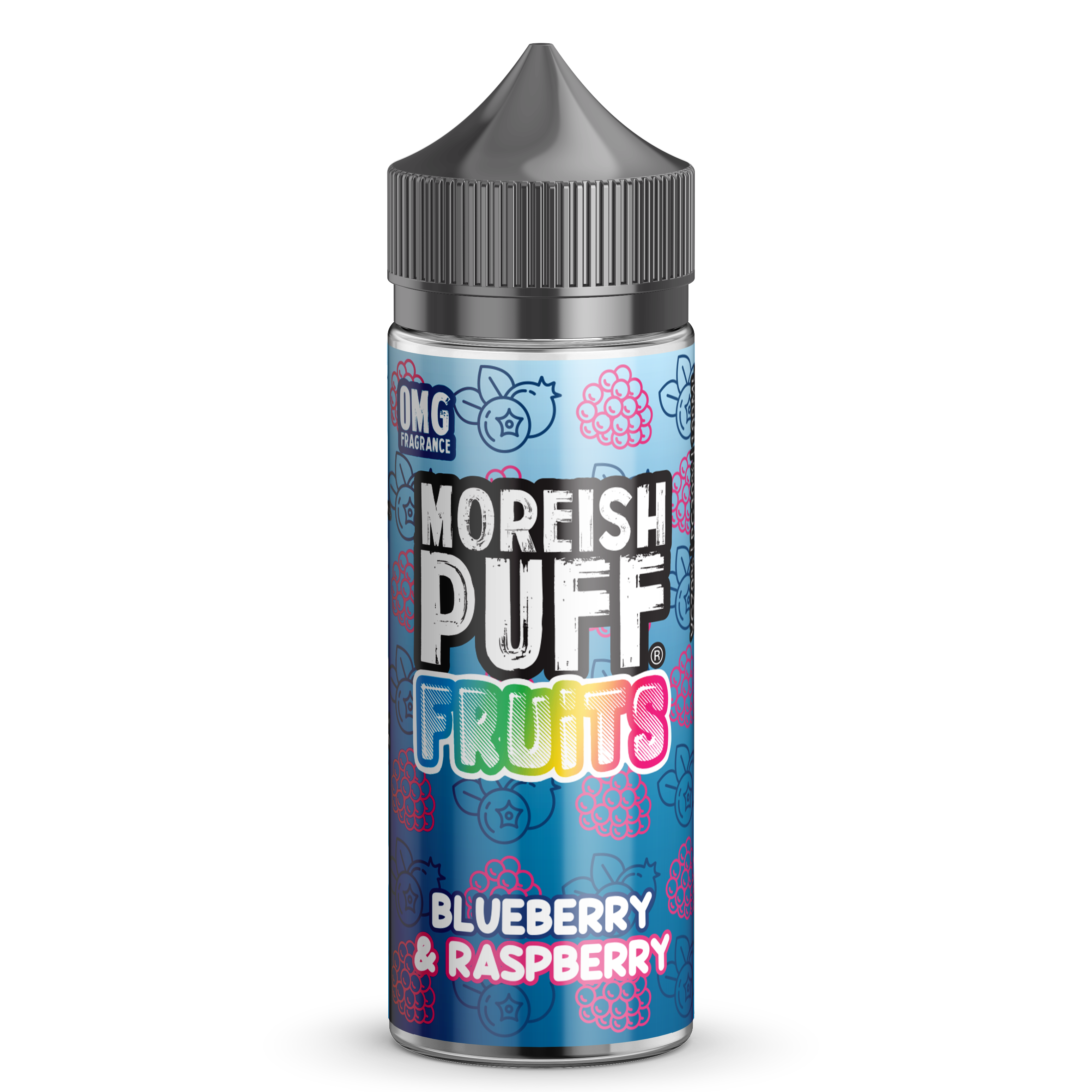 Moreish Puff Fruits Blueberry & Raspberry 0mg 100ml Short Fill E-Liquid