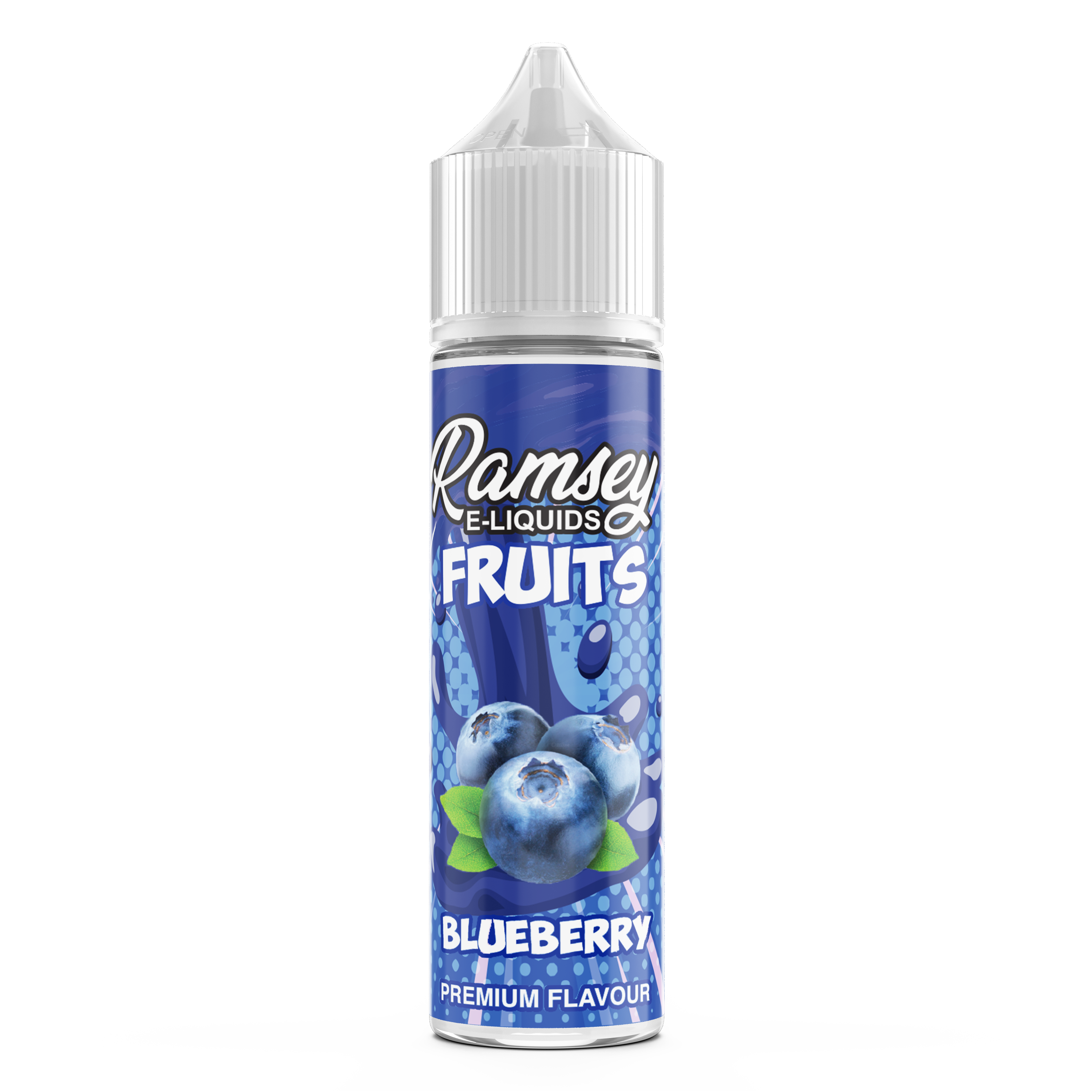Ramsey E-Liquids Fruits: Blueberry ﻿ 0mg 50ml Shortfill E-Liquid