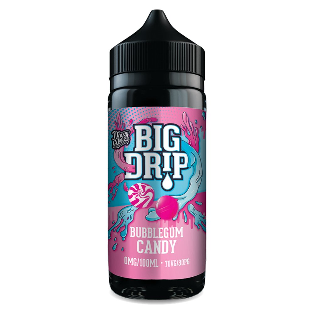 Doozy Vape Big Drip Bubblegum Candy E-Liquid 100ml Shortfill