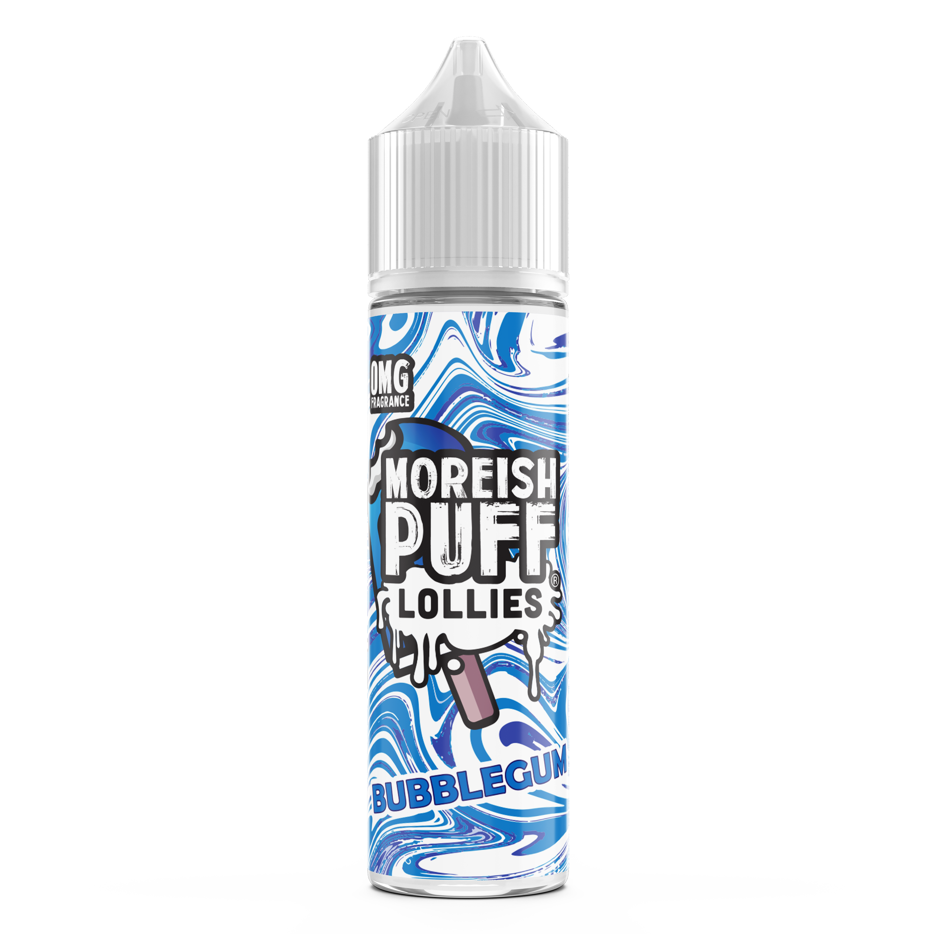 Moreish Puff Lollies Bubblegum 0mg 50ml Shortfill E-Liquid