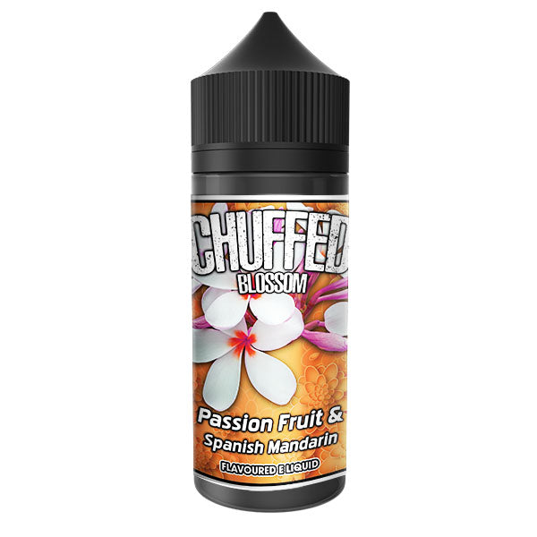 Chuffed Blossom: Passion Fruit and Spanish Mandarin 0mg 100ml Shortfill E-Liquid