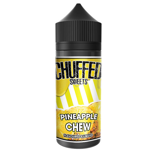 Chuffed Sweets: Pineapple Chew 0mg 100ml Shortfill E-Liquid