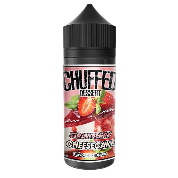 Chuffed Dessert: Strawberry Cheesecake 0mg 100ml Short Fill E-Liquid