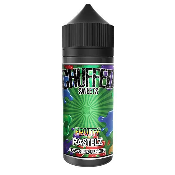Chuffed Sweets: Fruity Pastelz 0mg 100ml Short Fill E-Liquid