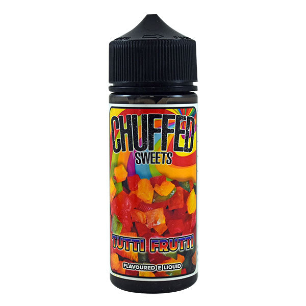 Chuffed Sweets: Tutti Frutti 0mg 100ml Short Fill E-Liquid