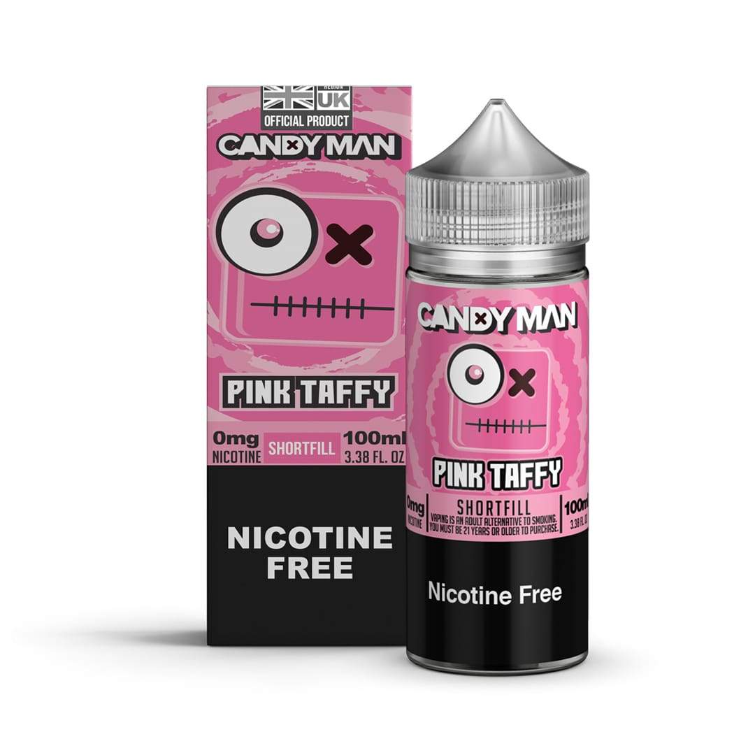 Pink Taffy E-Liquid by Candy Man - Shortfills UK