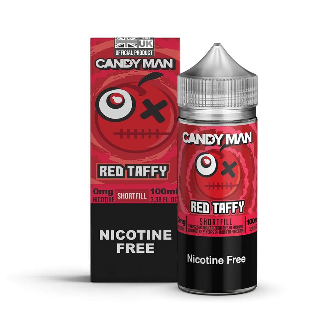 Red Taffy E-Liquid by Candy Man - Shortfills UK