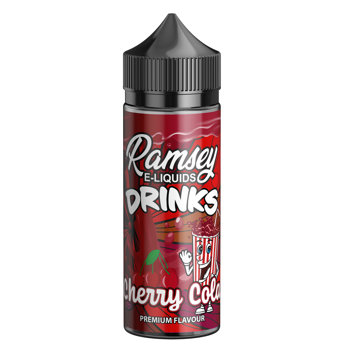 Ramsey E-liquids Drinks Cherry Cola 100ml Shortfill 0mg E-liquid