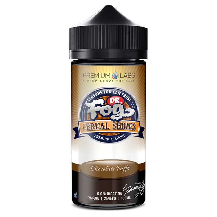 Chocolate Puffs E-liquid by Dr. Fog 100ml Short Fill