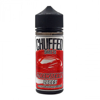 Chuffed Sweets: Strawberry Laces 0mg 100ml Short Fill E-Liquid