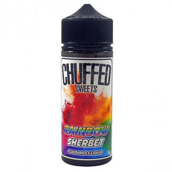 Chuffed Sweets: Rainbow Sherbet 0mg 100ml Short Fill E-Liquid