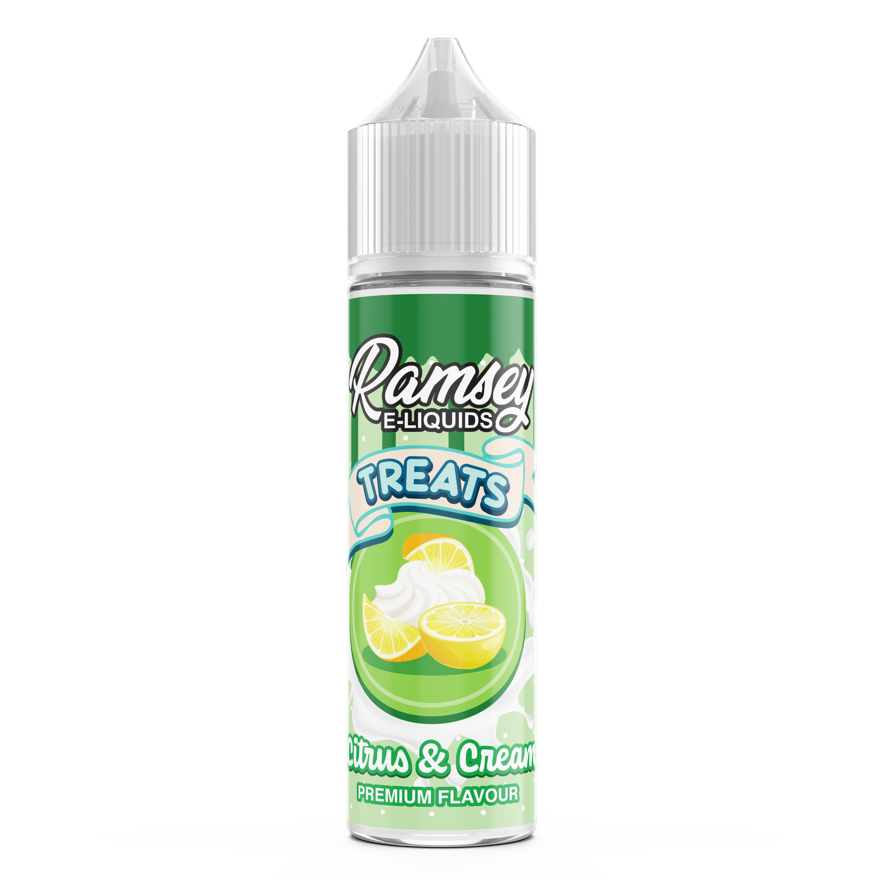 Ramsey E-Liquids Treats Citrus Cream 0mg 50ml Shortfill E-Liquid