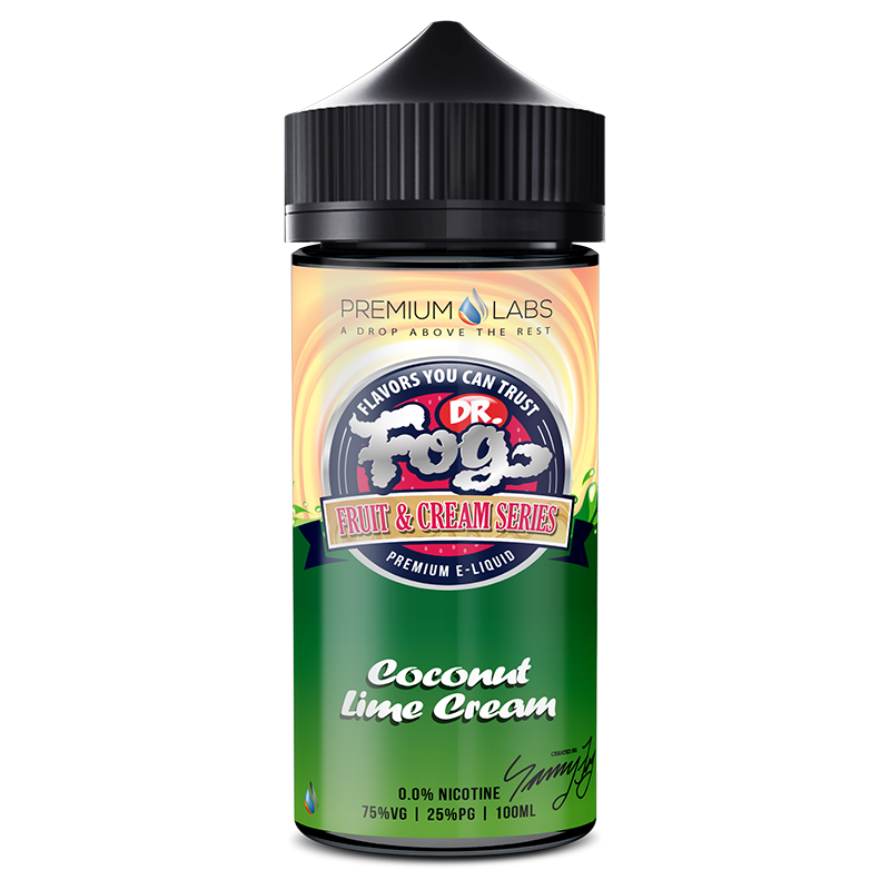 Coconut Lime Cream by Dr Fog Fruit Cream Series 100ml Short Fill