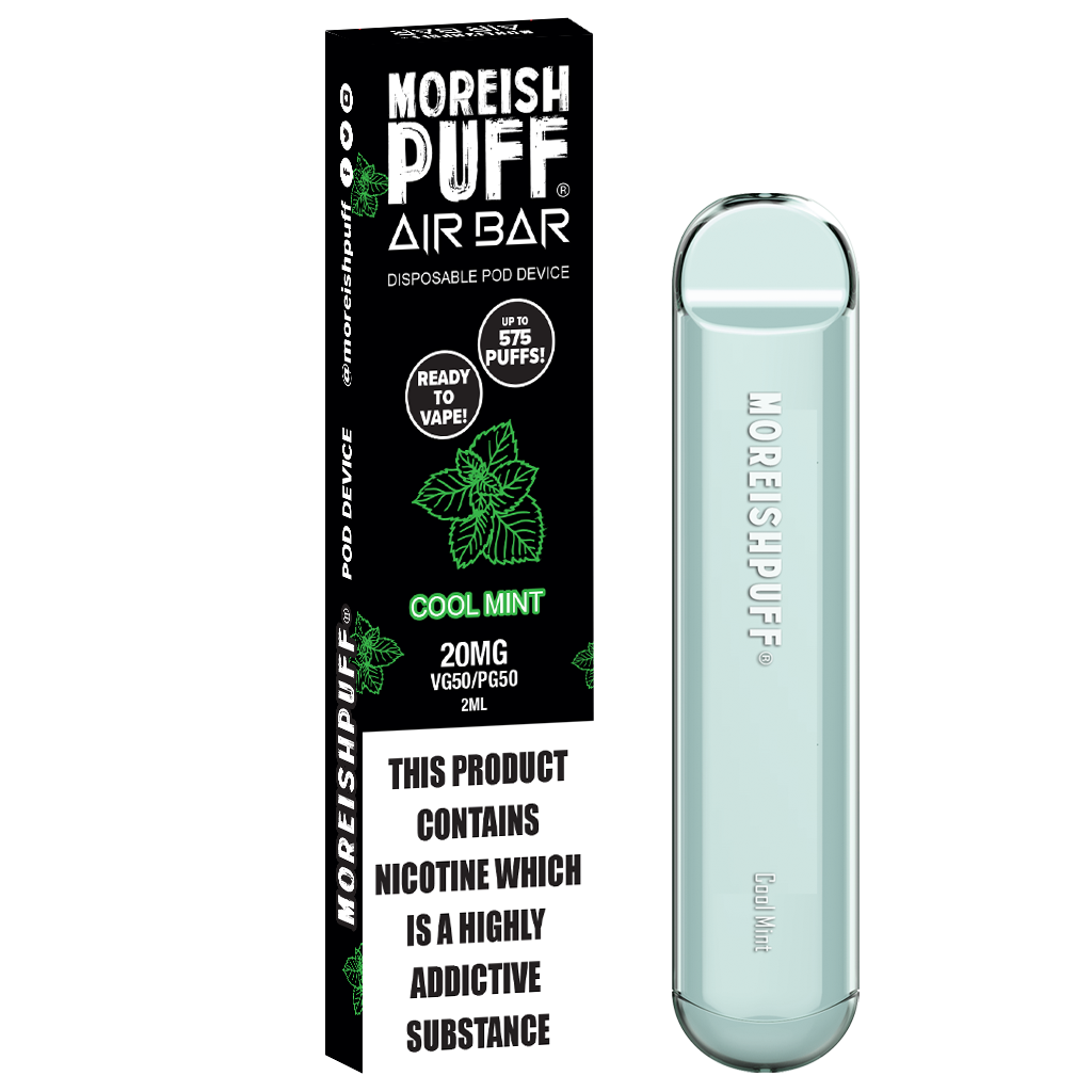 Moreish Puff Air Bar Disposable Devices-Cool Mint