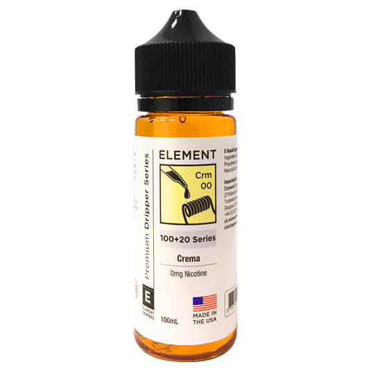 Crema E-Liquid by Element 100ml Shortfill