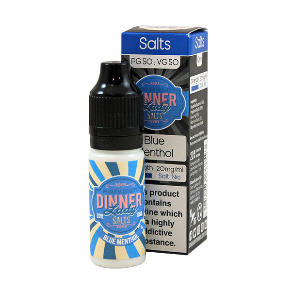 Dinner Lady Blue Menthol E-liquid Nic Salt 10ml (Out of Date)