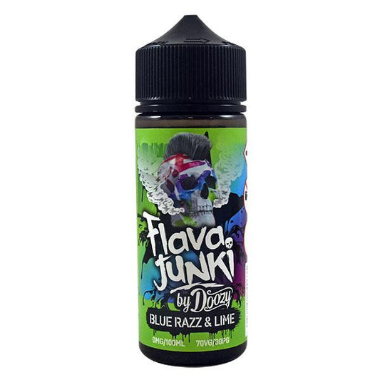 Blue Razz Lime E-Liquid by Doozy Vape - Shortfills UK