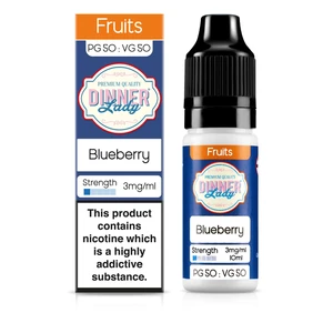 Dinner Lady Fruits 50/50: Blueberry 10ml E-Liquid-3mg