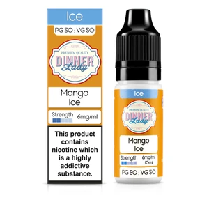 Dinner Lady Ice 50/50: Mango Ice 10ml E-Liquid-3mg