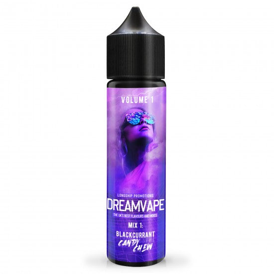 Dreamvape Mix 1 - Blackcurrant Candy Chew 0mg 50ml Short Fill E-Liquid