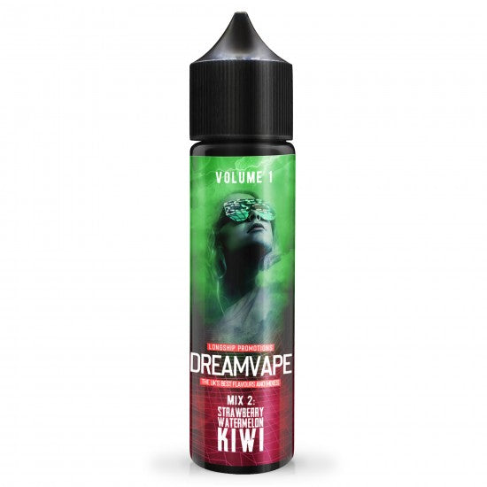 Dreamvape Mix 2 - Strawberry Watermelon Kiwi 0mg 50ml Shortfill E-Liquid