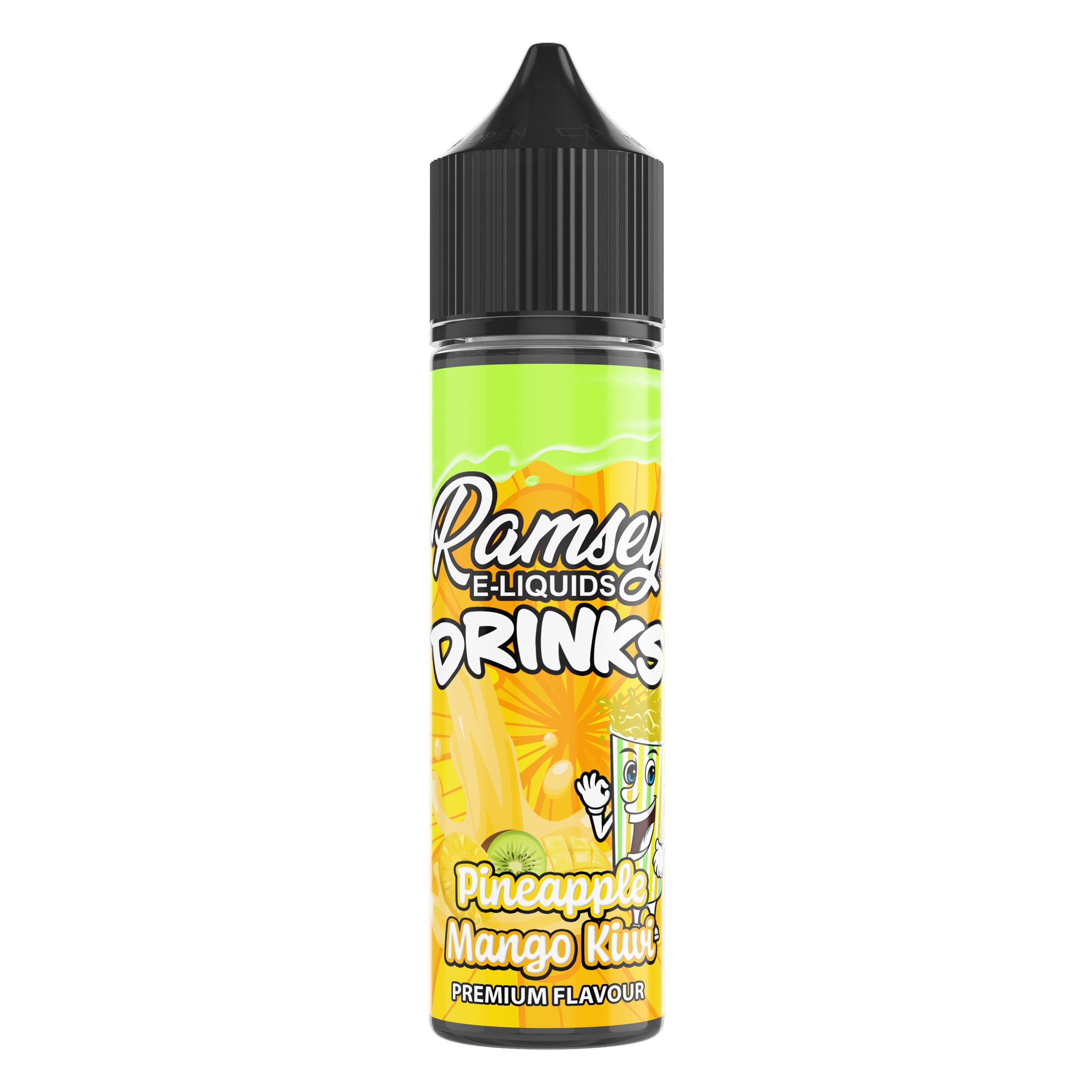 Ramsey E-Liquids Drinks Pineapple Mango Kiwi 50ml Shortfill