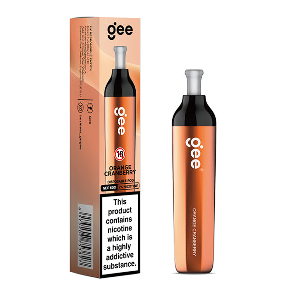Elf Bar Gee 600 Disposable Vape-Orange Cranberry