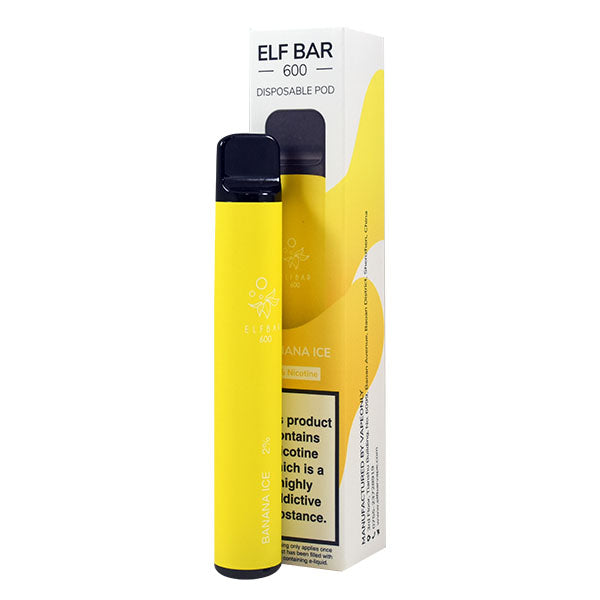Elf Bar 600 Banana Ice Disposable Vape