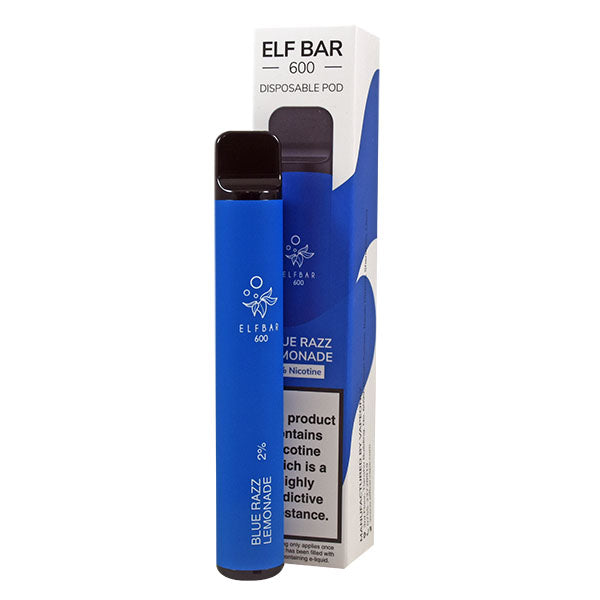 Elf Bar 600 Blue Razz Lemonade Disposable Vape