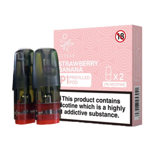 Elf Bar Mate500 P1 Prefilled Pods (2pcs)-Strawberry Ice Cream