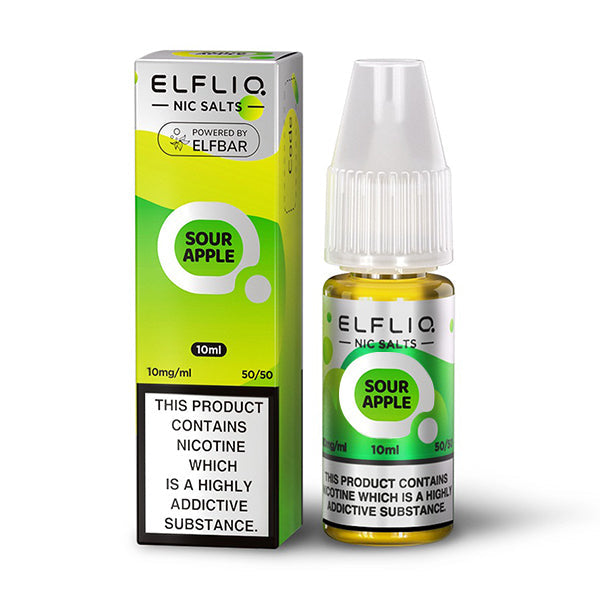 Elf Bar ELFLIQ Sour Apple Nic Salt 10ml