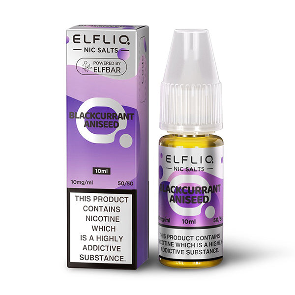 Elf Bar ELFLIQ Blackcurrant Aniseed Nic Salt 10ml