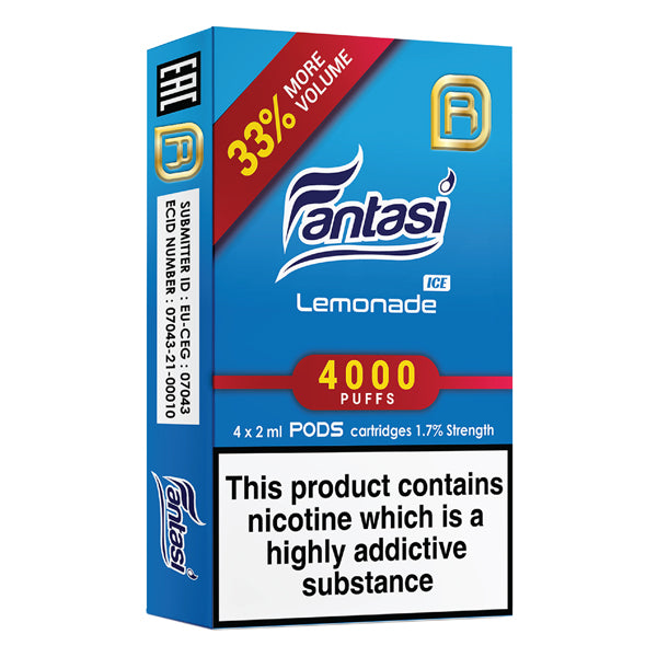 Nanostix Neo Pods V2 1.7% 4 Pack - Fantasi Lemonade Ice