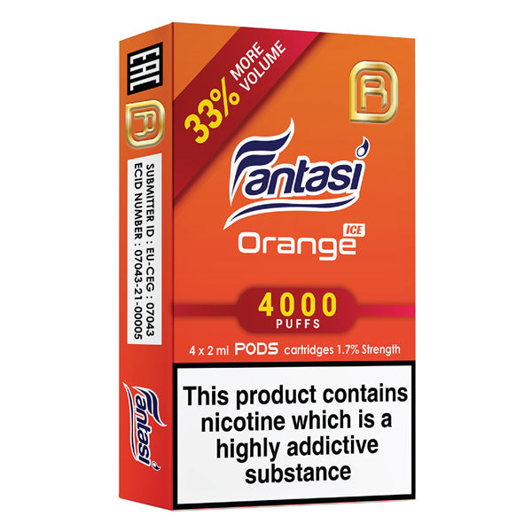 Nanostix Neo Pods V2 1.7% 4 Pack - Fantasi Orange Ice