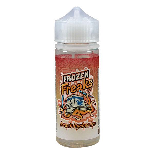 Peach & Lychee Ice E-liquid by Frozen Freaks 100ml Short Fill