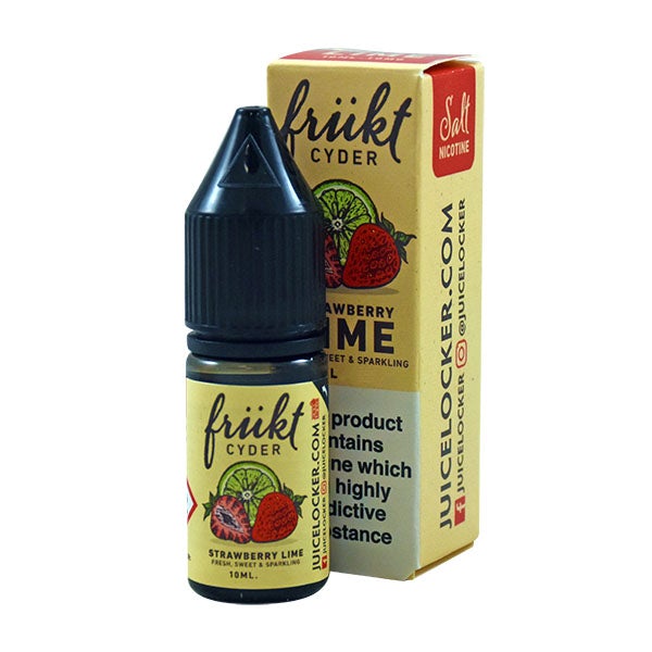Strawberry Lime Nic Salt by Frukt Cyder - Nic Salts UK
