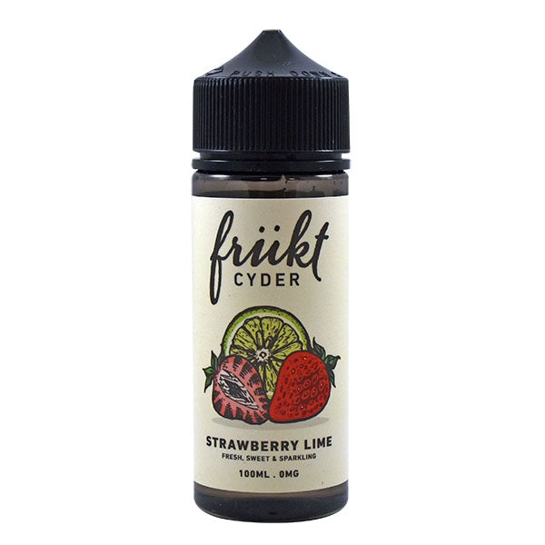 Strawberry Lime E-Liquid by Frukt Cyder - Shortfills UK
