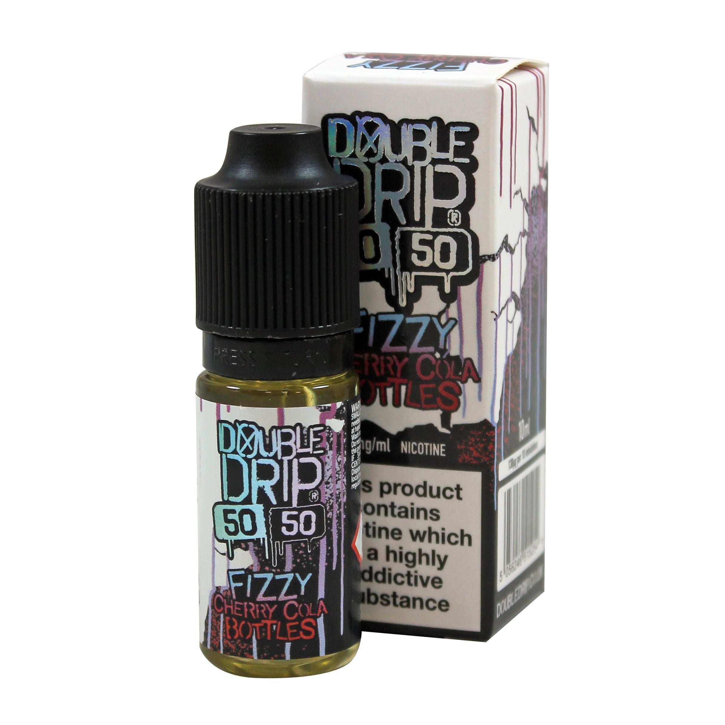 Double Drip 50:50 Fizzy Cherry Cola Bottles 10ml-12mg