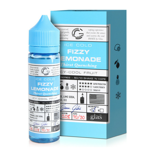 Fizzy Lemonade E-liquid by Glas 50ml Short Fill